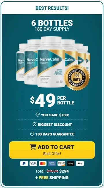 Nervecalm 6 bottles